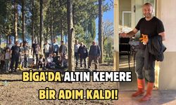 Çanakkale Biga’da altın kemere bir adım kaldı!