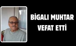 Bigalı muhtara son görev