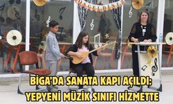 Biga’da sanata kapı açıldı: Yepyeni müzik sınıfı hizmette