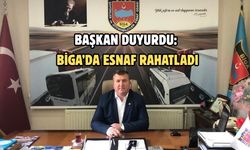 Başkan duyurdu: Biga’da esnaf rahatladı