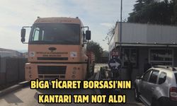Biga Ticaret Borsası'nın kantarı tam not aldı