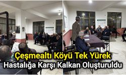 Çeşmealtı Köyü Tek Yürek: Hastalığa Karşı Kalkan Oluşturuldu