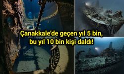 Çanakkale’de geçen yıl 5 bin, bu yıl 10 bin kişi daldı!
