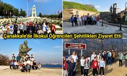 Çanakkale’de İlkokul Öğrencileri Şehitlikleri Ziyaret Etti