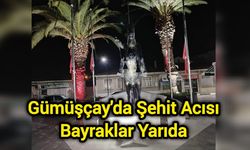 Gümüşçay'da Şehit Acısı: Bayraklar Yarıda