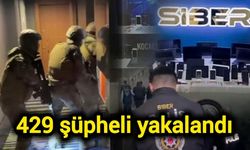 Siber suçlara yönelik operasyonlarda 429 şüpheli yakalandı