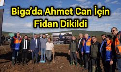 Biga’da acı bir kaybın ardından umuda dokunan anlamlı dikim