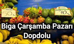 Biga Çarşamba Pazarı Dopdolu