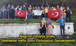 Biga’nın Yürüyüş Grubu, Geleneksel Hafta Sonu Yürüyüşünü Gerçekleştirdi