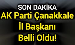 AK Parti Çanakkale’de yeni il başkanı belli oldu
