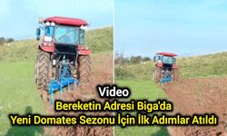 Bereketin Adresi Biga'da Yeni Domates Sezonu İçin İlk Adımlar Atıldı