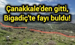 Çanakkale’den gitti, Bigadiç’te fayı buldu!