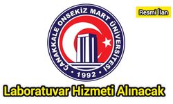 Laboratuvar Hizmeti Alınacak