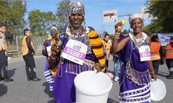 Tanzanyalı Masailer su farkındalığı için koştu