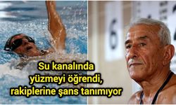 Su kanalında yüzmeyi öğrendi, rakiplerine şans tanımıyor