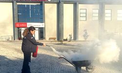 Gelibolu'da yangın tatbikatı yapıldı