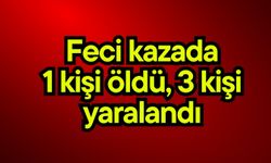 Feci kazada 1 kişi öldü, 3 kişi yaralandı