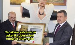 Çanakkale kahramanın askerlik şubesindeki fotoğrafı ortaya çıktı