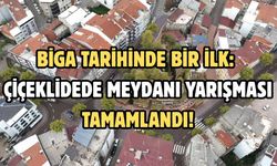 Biga tarihinde bir ilk: Çiçeklidede meydanı yarışması tamamlandı!