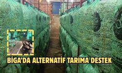 Biga’da alternatif tarıma destek