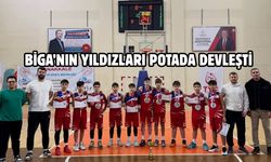 Biga’nın yıldızları potada devleşti