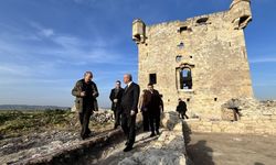 Çanakkale Valisi Toraman'dan Cezayirli Hasan Paşa Köşkü'nde inceleme