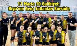 11 Maçta 10 Galibiyet: Biga’nın Genç Sultanları Kürsüde