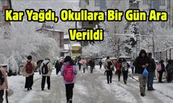 Kar Yağdı, Okullara Bir Gün Ara Verildi