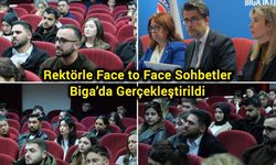 Rektörle Face to Face Sohbetler Biga’da Gerçekleştirildi