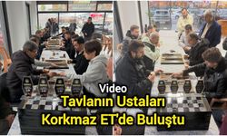 Tavlanın Ustaları Korkmaz ET'de Buluştu