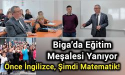 Biga’da Eğitim Meşalesi Yanıyor: Önce İngilizce, Şimdi Matematik!