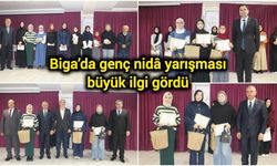 Biga’da genç nidâ yarışması büyük ilgi gördü