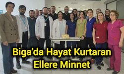 Biga’da Hayat Kurtaran Ellere Minnet