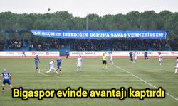 Bigaspor evinde avantajı kaptırdı