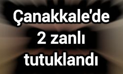Çanakkale'de 2 zanlı tutuklandı