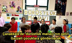 Çanakkale’de "dürüstlük manavı"nın geliri Gazzeli çocuklara gönderilecek