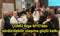ÇOMÜ Biga MYO’dan sürdürülebilir ulaşıma güçlü katkı
