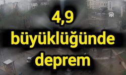 4,9 büyüklüğünde deprem