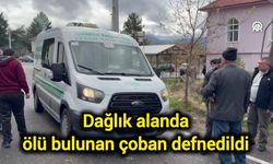 Dağlık alanda ölü bulunan çoban defnedildi