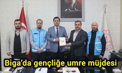 Biga’da gençliğe umre müjdesi