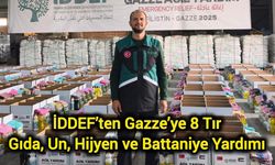 İDDEF’ten Gazze’ye 8 Tır Gıda, Un, Hijyen ve Battaniye Yardımı