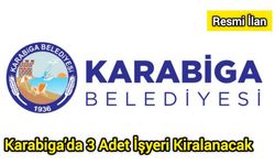 Karabiga’da 3 Adet İşyeri Kiralanacak