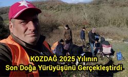 KOZDAĞ 2025 Yılının Son Doğa Yürüyüşünü Gerçekleştirdi