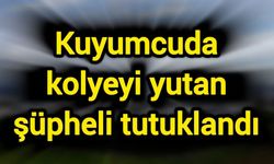 Kuyumcuda kolyeyi yutan şüpheli tutuklandı