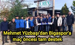Mehmet Yüzbaşı’dan Bigaspor’a maç öncesi tam destek