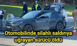 Otomobilinde silahlı saldırıya uğrayan sürücü öldü