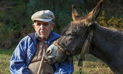 Görme engelli Raif dede yolunu "Magare" sayesinde buluyor