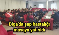 Çanakkale Biga’da şap hastalığı masaya yatırıldı