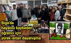 Biga’da hayatını kaybeden öğrenci için yürek ısıtan dayanışma