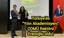 Türkiye’de “Yılın Akademisyeni” ÇOMÜ Rektörü Erenoğlu oldu!